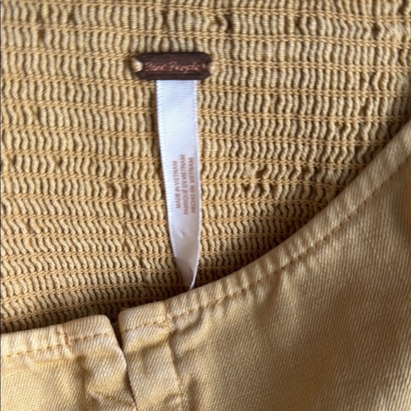 Free People Cheyenne Denim Mini Dress Women's - Picture 5 of 7